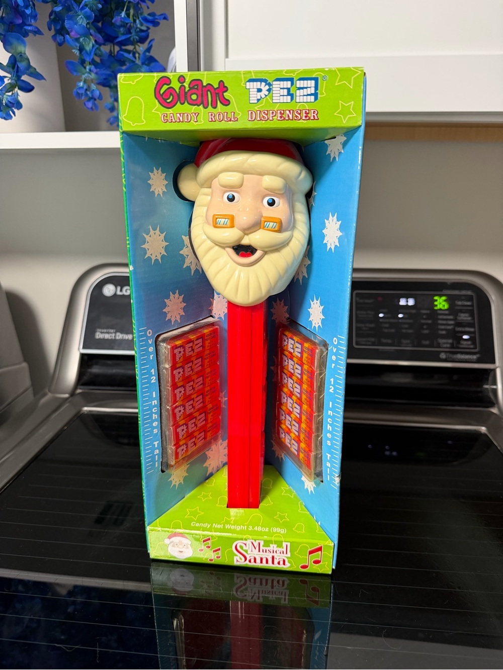 Giant Pez Musical Santa New In Box